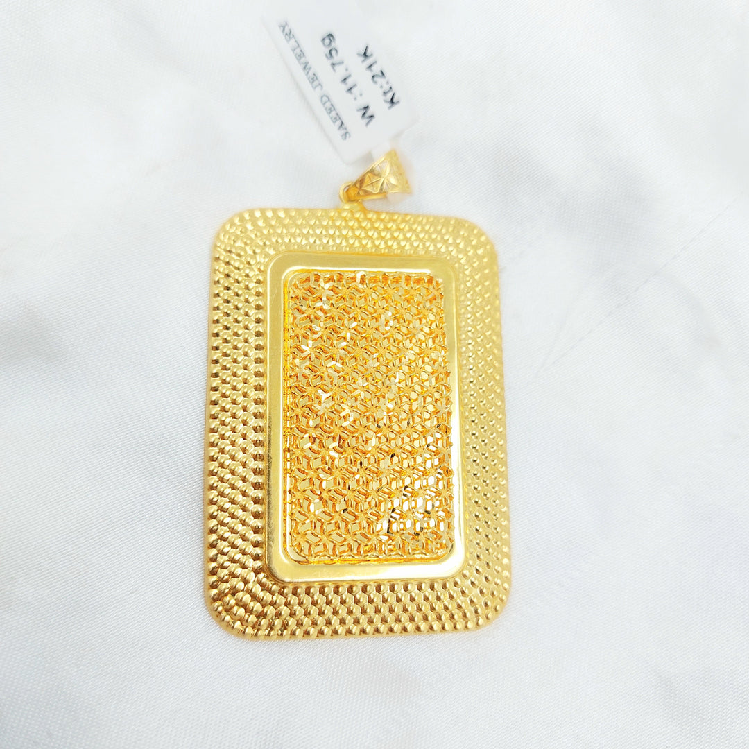 Deluxe Pendant Made of 21K Gold by Saeed Jewelry 