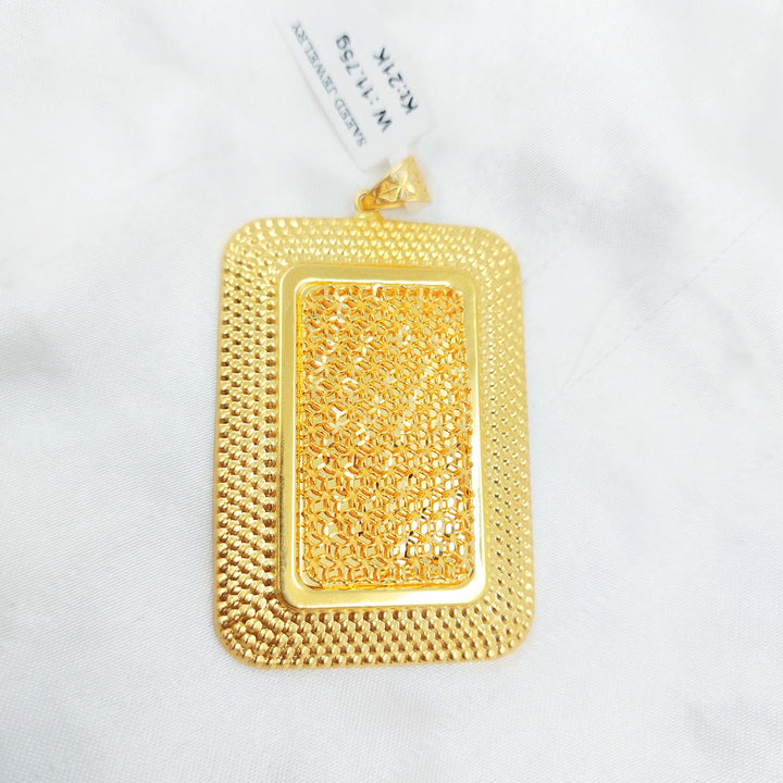 Deluxe Pendant Made of 21K Gold by Saeed Jewelry 
