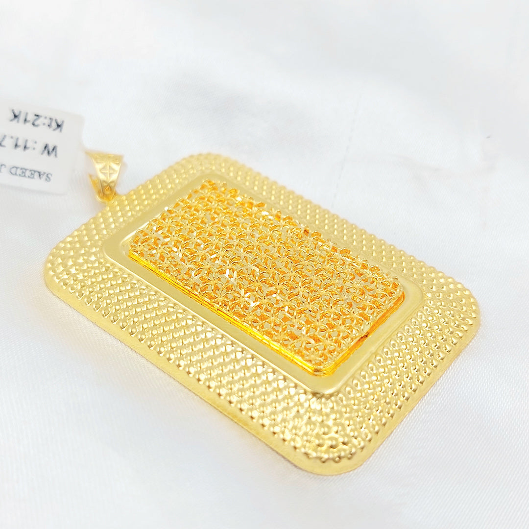 Deluxe Pendant Made of 21K Gold by Saeed Jewelry 