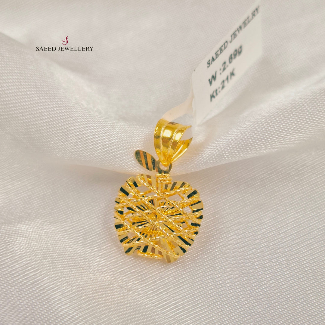 Deluxe Light Pendant Made of 21K Gold by Saeed Jewelry 