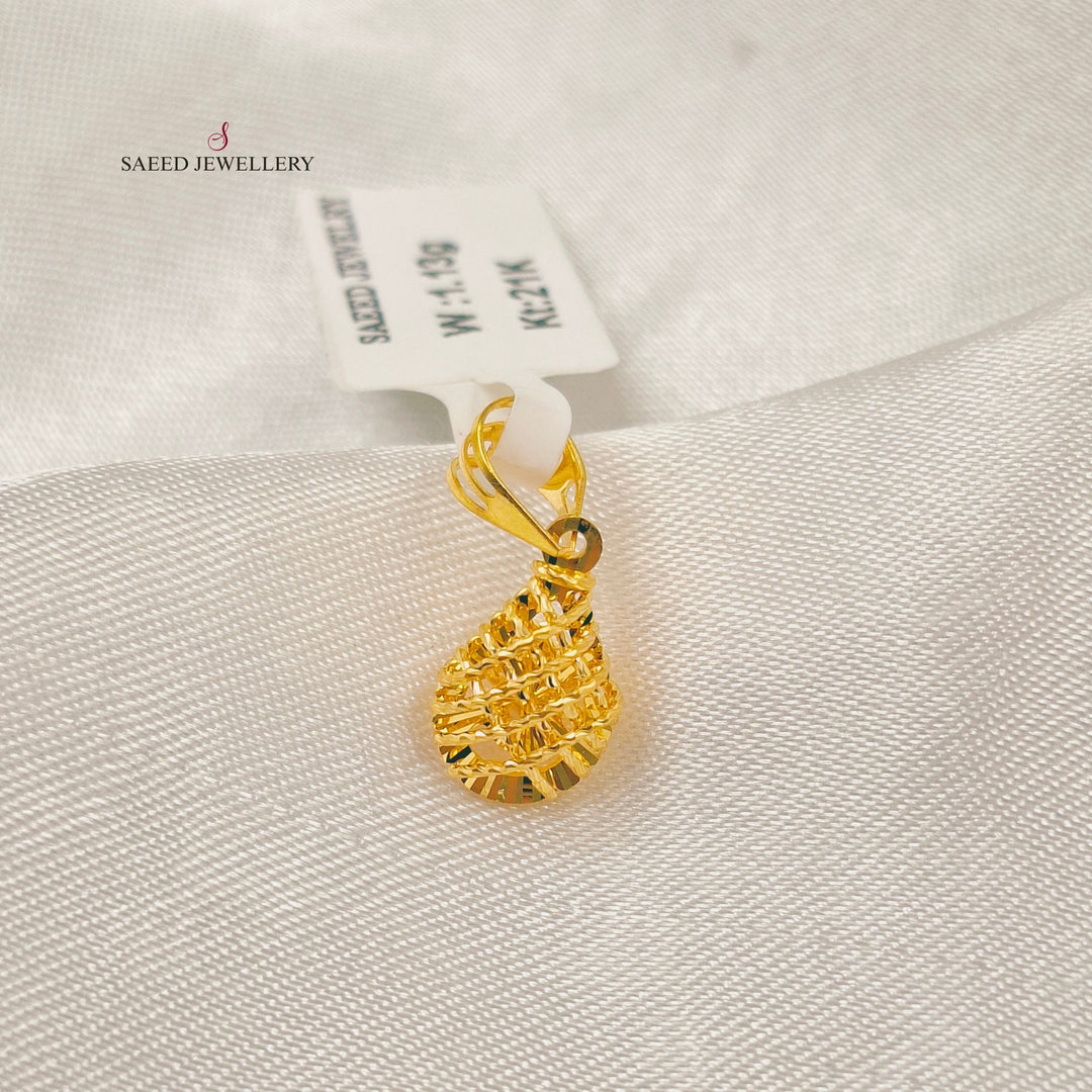 Deluxe Light Pendant Made of 21K Gold by Saeed Jewelry 