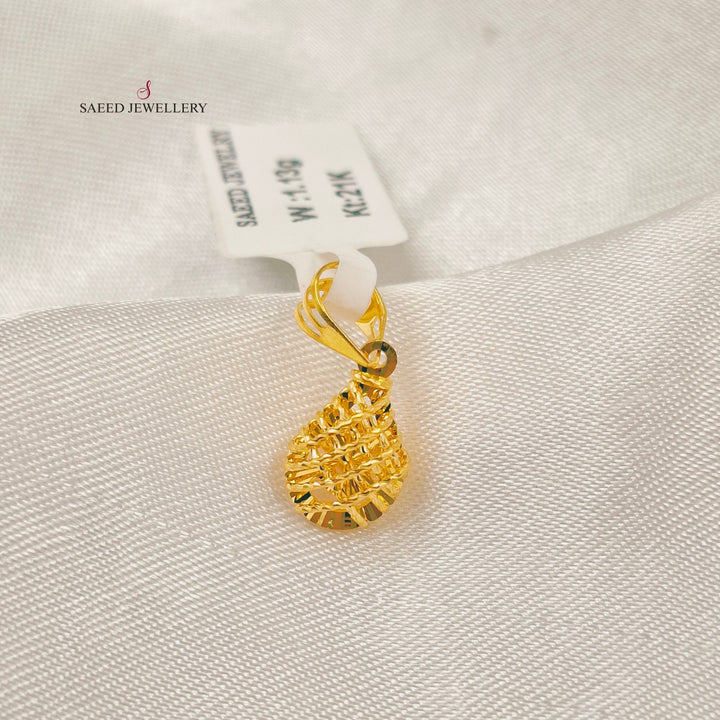 Deluxe Light Pendant Made of 21K Gold by Saeed Jewelry 