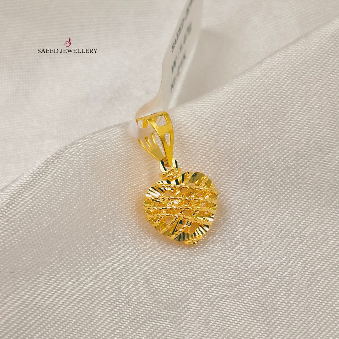 Deluxe Light Pendant Made of 21K Gold by Saeed Jewelry 