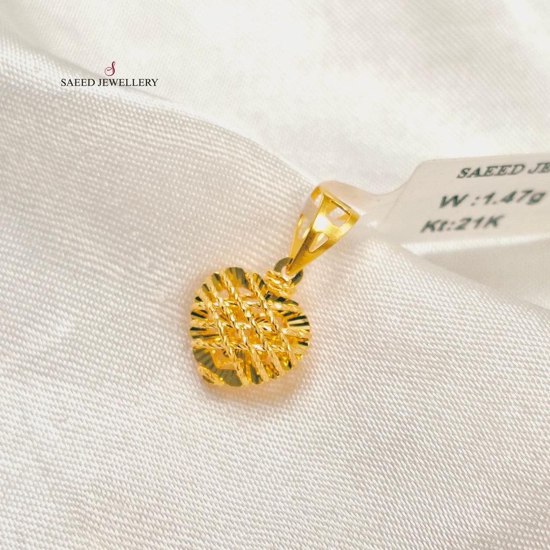 Deluxe Light Pendant Made of 21K Gold by Saeed Jewelry 