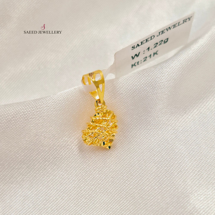 Deluxe Light Pendant Made of 21K Gold by Saeed Jewelry 