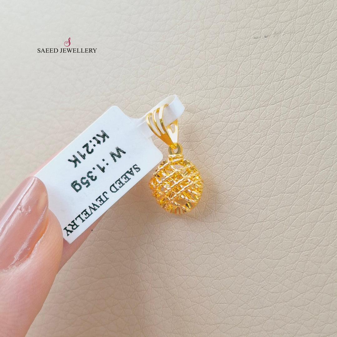 Deluxe Light Pendant Made of 21K Gold by Saeed Jewelry 