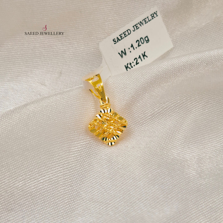 Deluxe Light Pendant Made of 21K Gold by Saeed Jewelry 