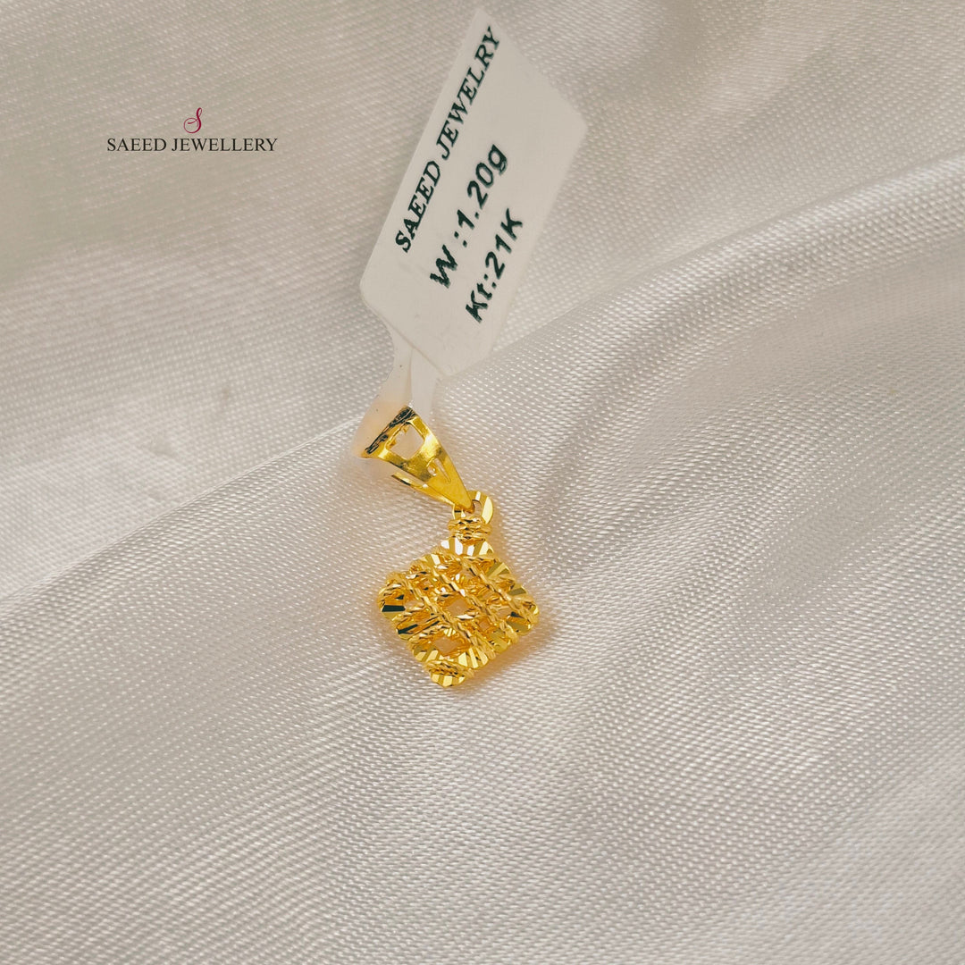 Deluxe Light Pendant Made of 21K Gold by Saeed Jewelry 