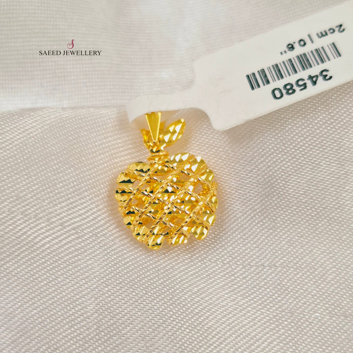Deluxe Light Pendant Made of 21K Gold by Saeed Jewelry 