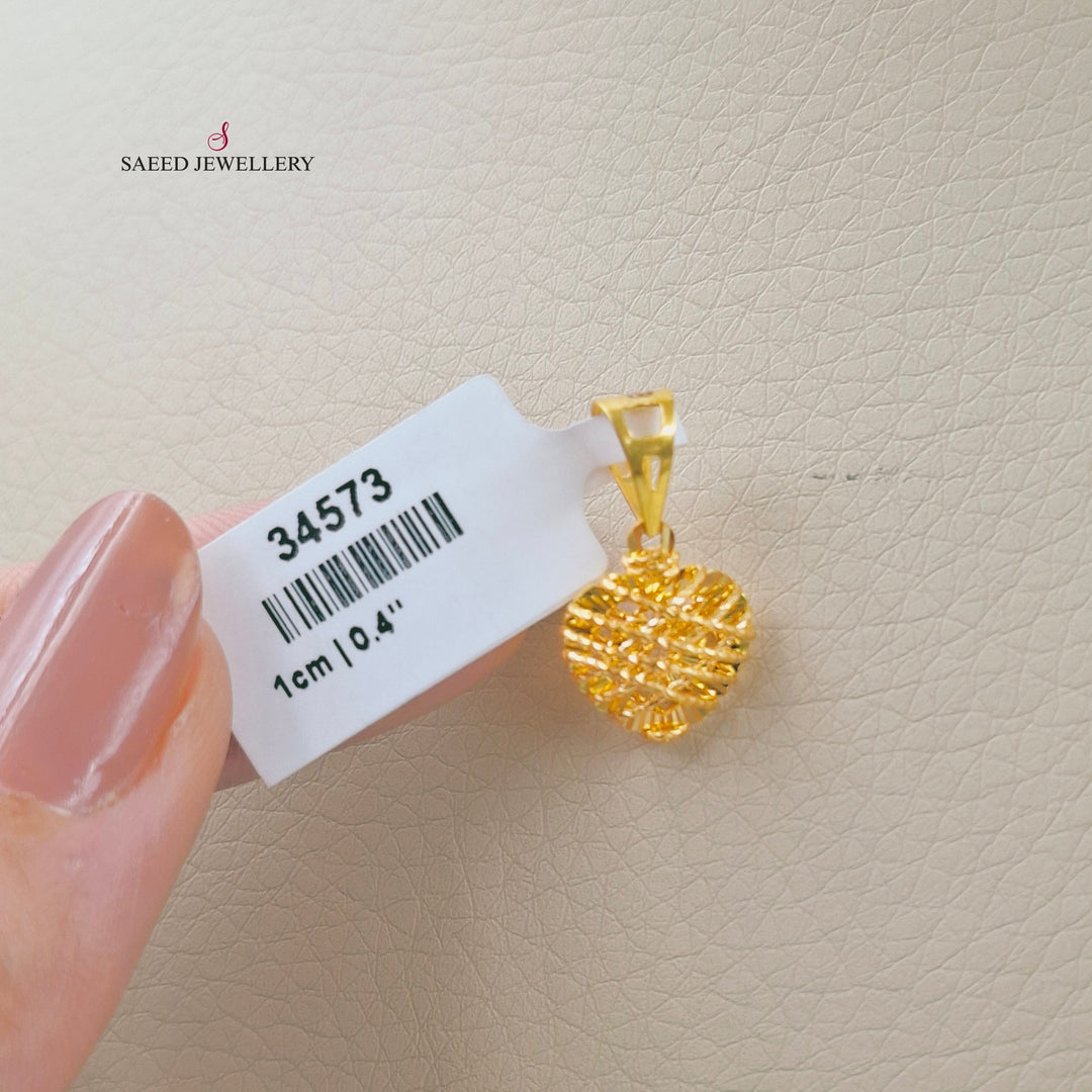 Deluxe Light Pendant Made of 21K Gold by Saeed Jewelry 