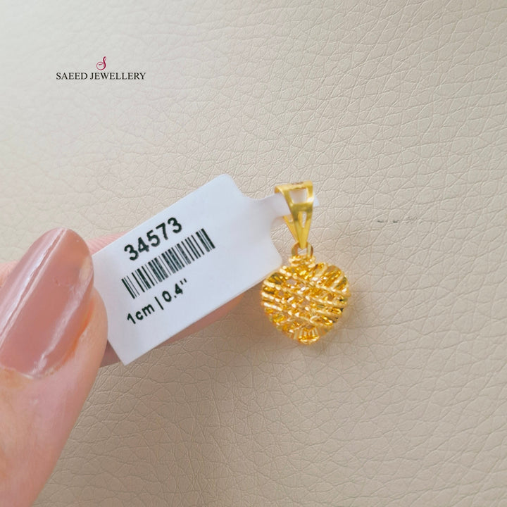 21K تعليقة خفيف اكسترا-مجوهرات الشيخ سعيد-Saeed Jewelry 