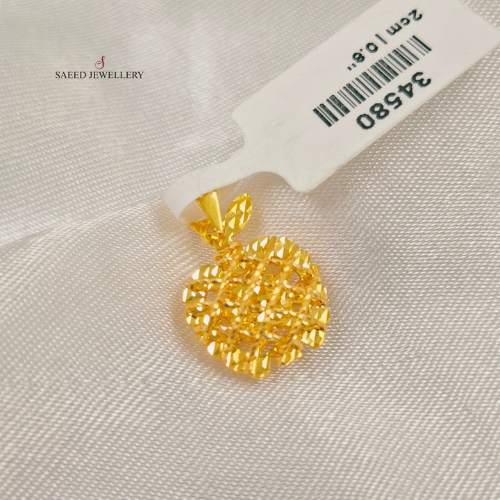 Deluxe Light Pendant Made of 21K Gold by Saeed Jewelry 