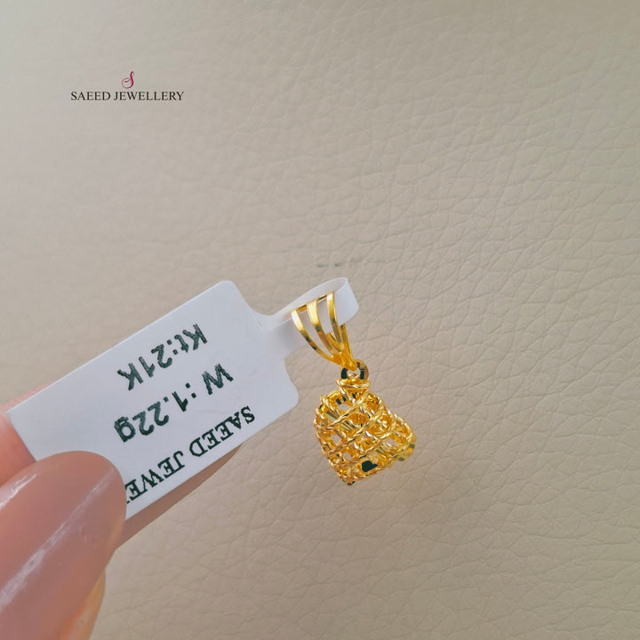 Deluxe Light Pendant Made of 21K Gold by Saeed Jewelry 