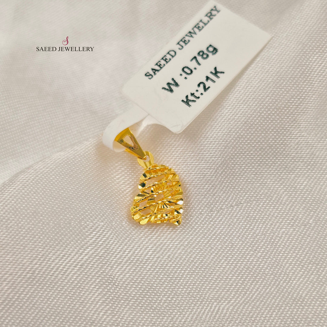 Deluxe Light Pendant Made of 21K Gold by Saeed Jewelry 