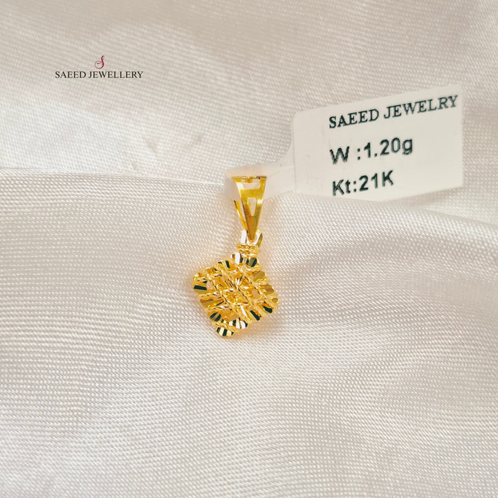 Deluxe Light Pendant Made of 21K Gold by Saeed Jewelry 