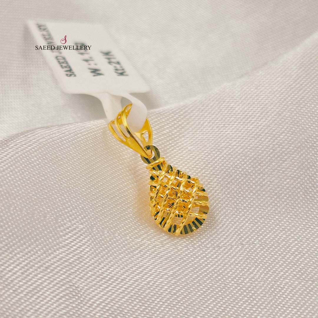 Deluxe Light Pendant Made of 21K Gold by Saeed Jewelry 