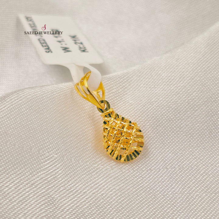 Deluxe Light Pendant Made of 21K Gold by Saeed Jewelry 