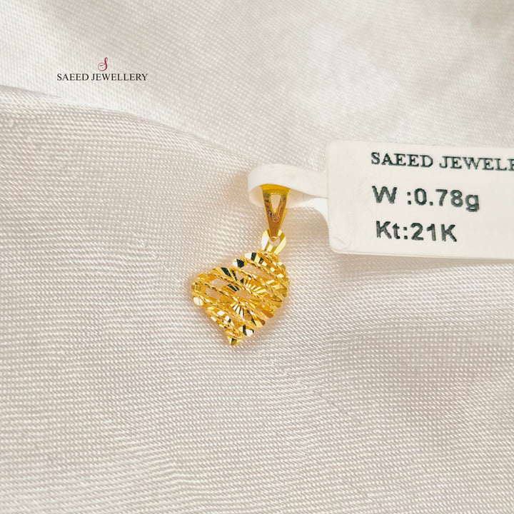 Deluxe Light Pendant Made of 21K Gold by Saeed Jewelry 