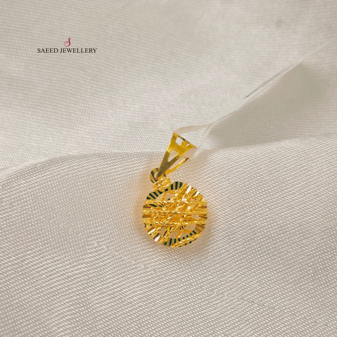 Deluxe Light Pendant Made of 21K Gold by Saeed Jewelry 