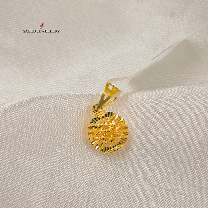 21K تعليقة خفيف اكسترا-مجوهرات الشيخ سعيد-Saeed Jewelry 
