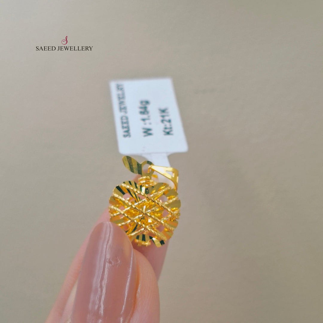 Deluxe Light Pendant Made of 21K Gold by Saeed Jewelry 