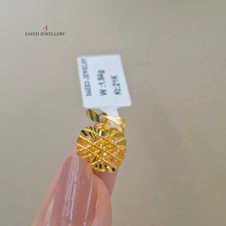 Deluxe Light Pendant Made of 21K Gold by Saeed Jewelry 