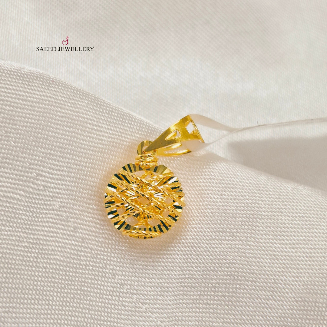 21K تعليقة خفيف اكسترا-مجوهرات الشيخ سعيد-Saeed Jewelry 