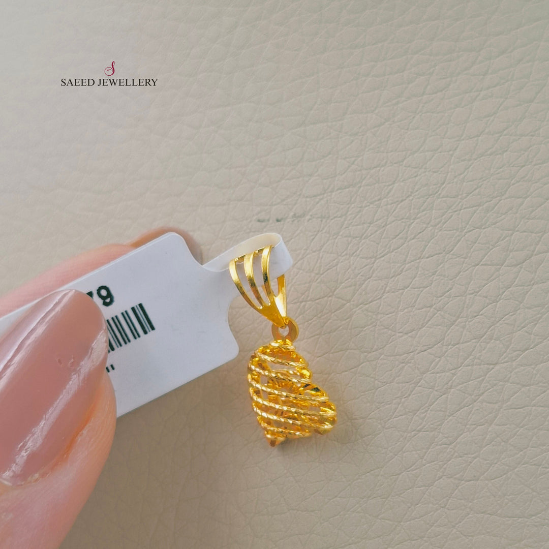 Deluxe Light Pendant Made of 21K Gold by Saeed Jewelry 