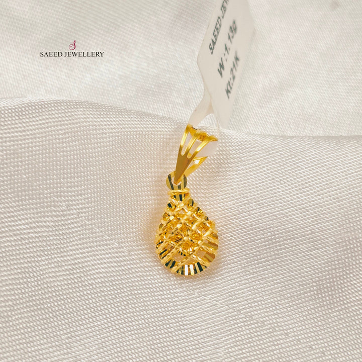 Deluxe Light Pendant Made of 21K Gold by Saeed Jewelry 