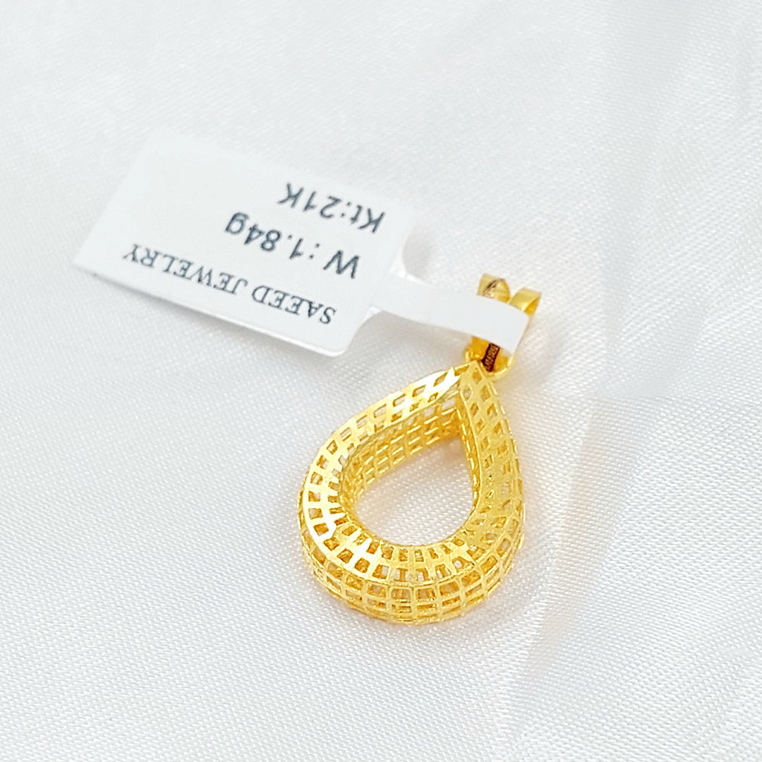 Deluxe Pendant Made of 21K Gold by Saeed Jewelry 