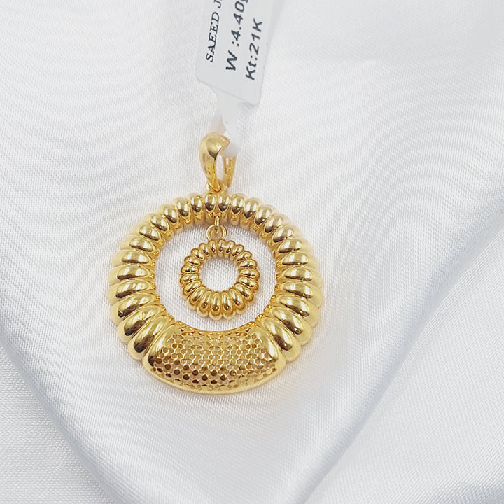 Deluxe Pendant Made of 21K Gold by Saeed Jewelry 