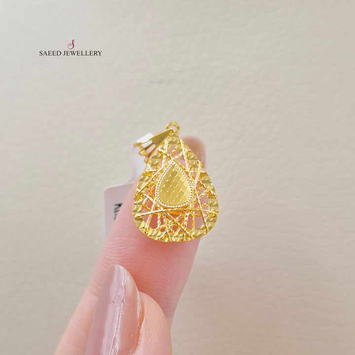 Deluxe Pendant Made of 21K Gold by Saeed Jewelry 
