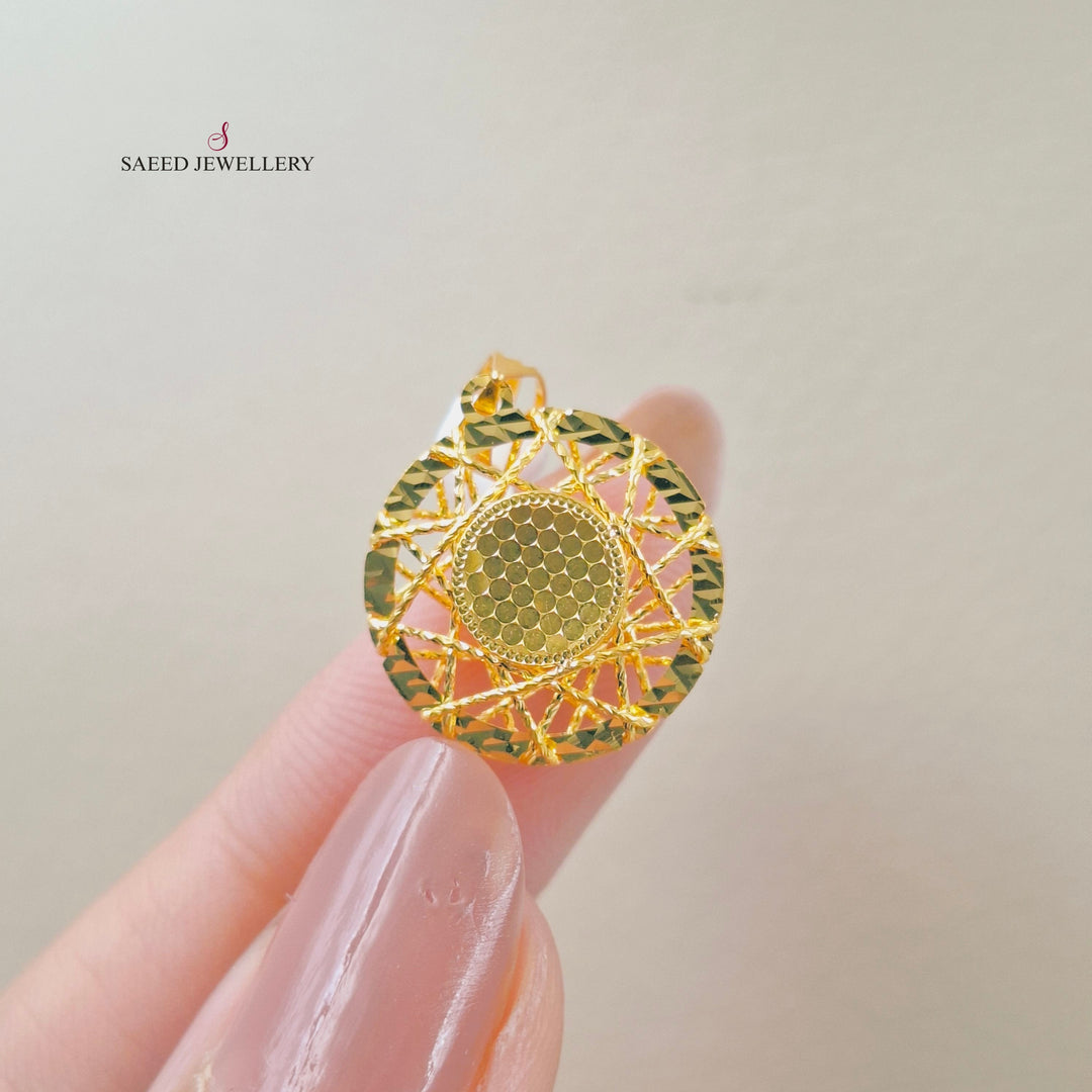 Deluxe Pendant Made of 21K Gold by Saeed Jewelry 
