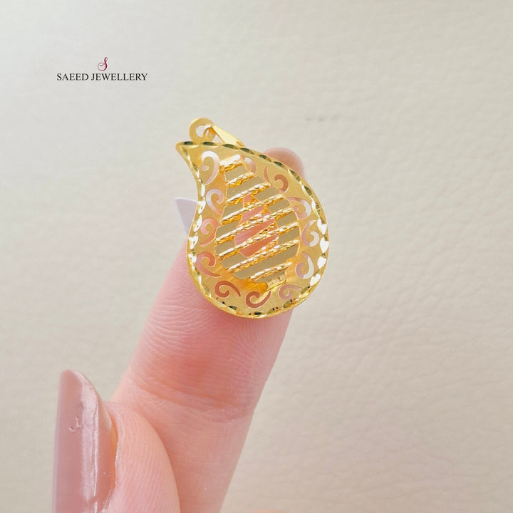 Deluxe Pendant Made of 21K Gold by Saeed Jewelry 