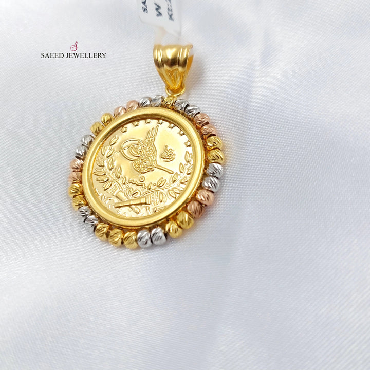 Deluxe Rashadi Pendant Made of 21K Gold by Saeed Jewelry 