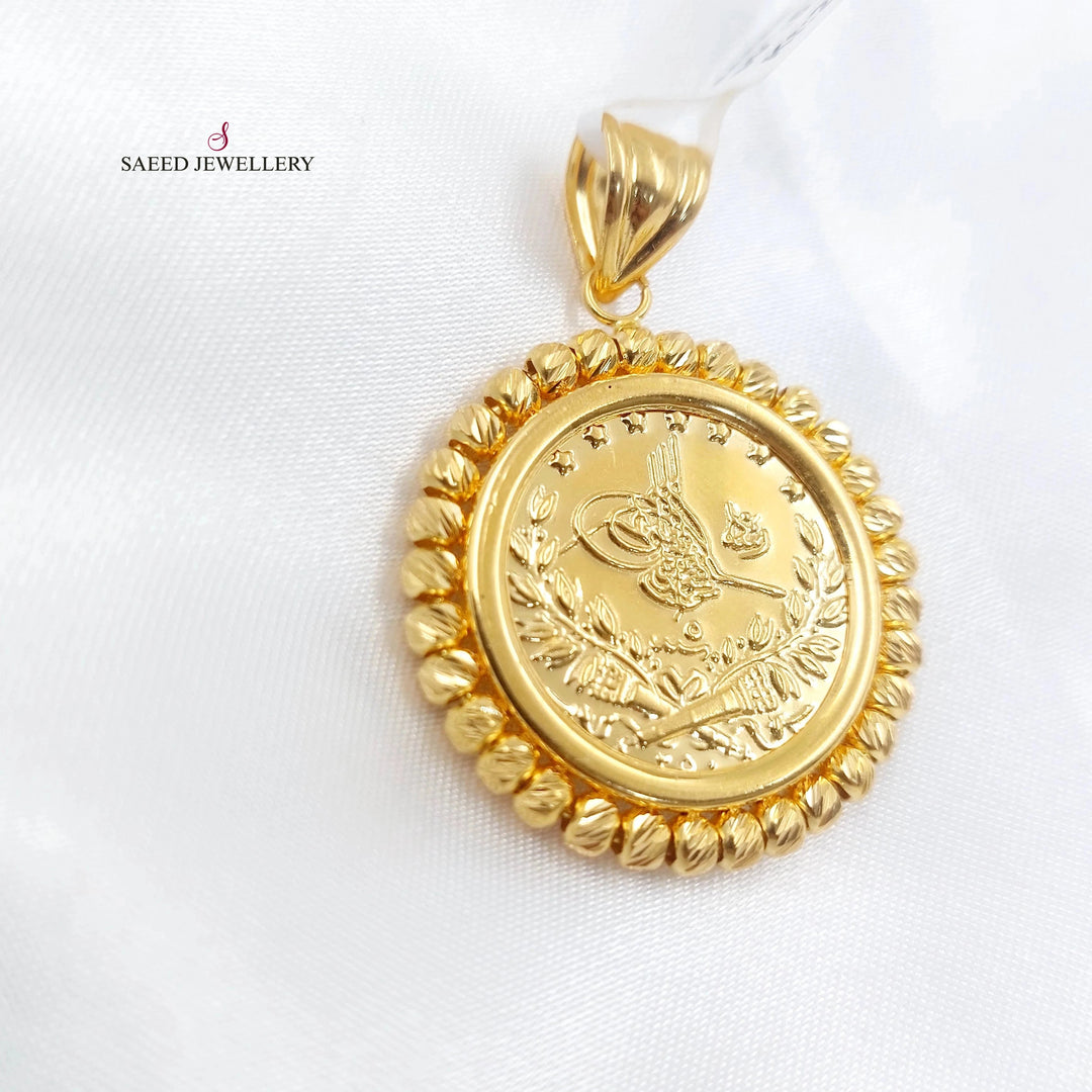 Deluxe Rashadi Pendant Made of 21K Gold by Saeed Jewelry 