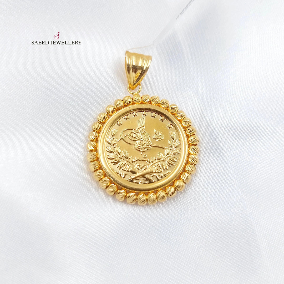 Deluxe Rashadi Pendant Made of 21K Gold by Saeed Jewelry 