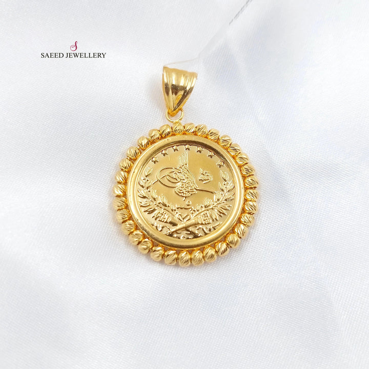 Deluxe Rashadi Pendant Made of 21K Gold by Saeed Jewelry 