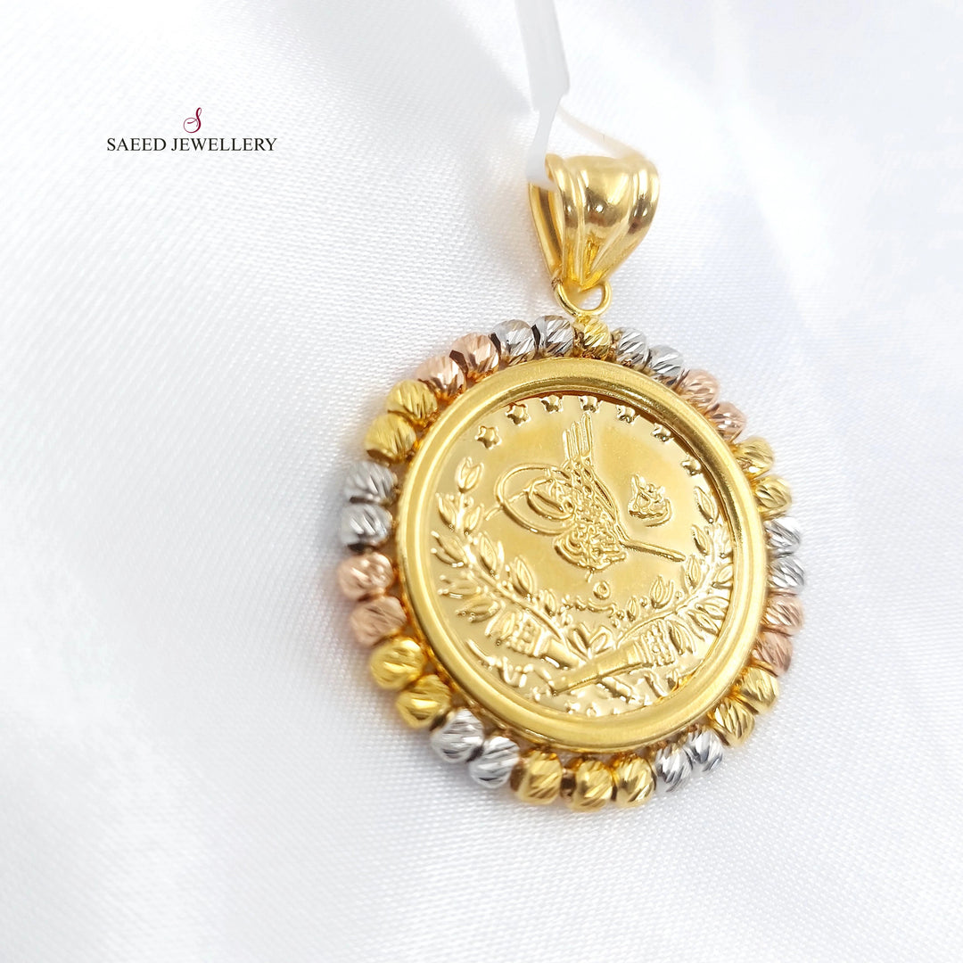 Deluxe Rashadi Pendant Made of 21K Gold by Saeed Jewelry 