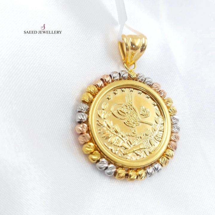 Deluxe Rashadi Pendant Made of 21K Gold by Saeed Jewelry 