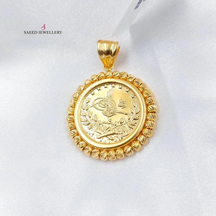 Deluxe Rashadi Pendant Made of 21K Gold by Saeed Jewelry 