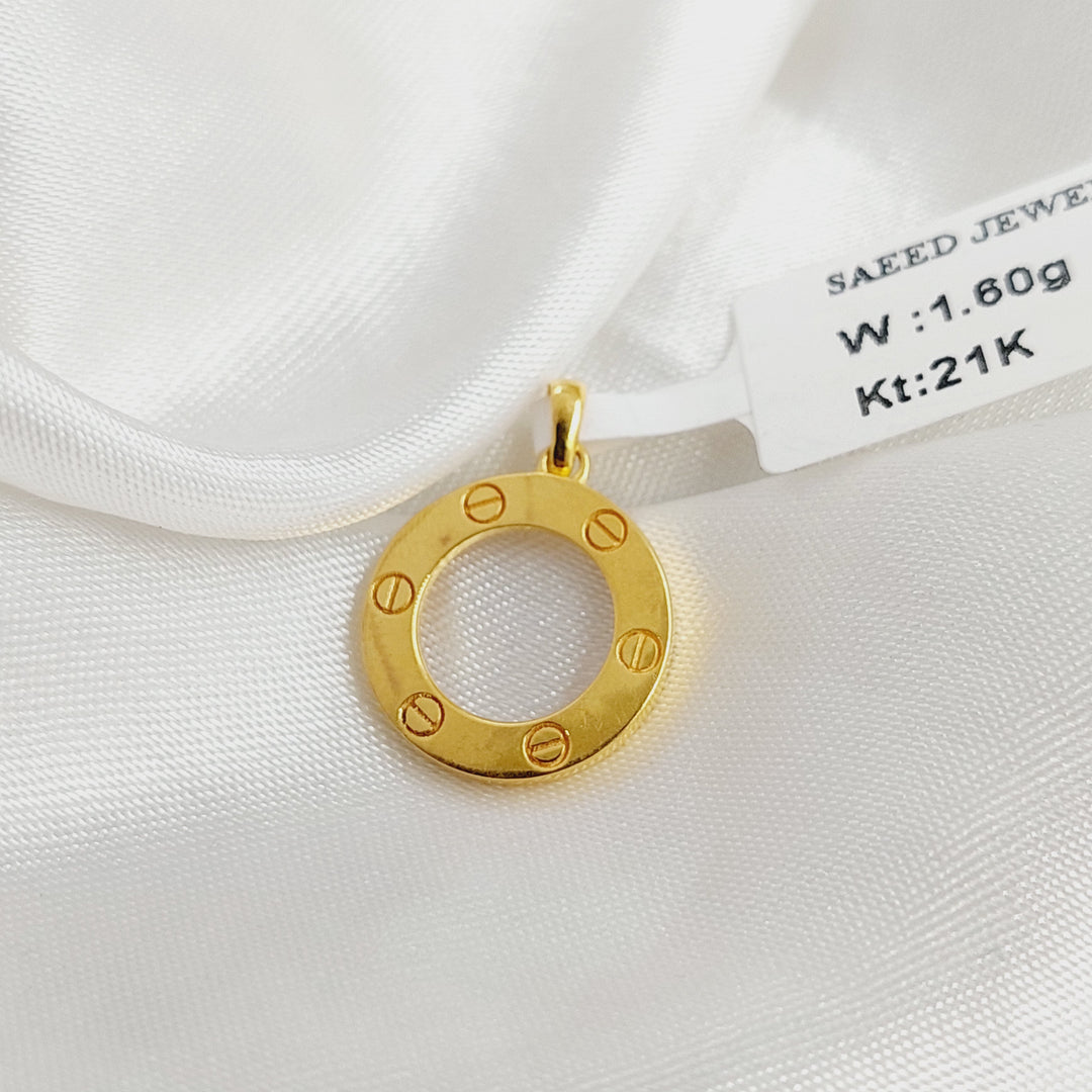 21K تعليقة اكسترا ناعم-مجوهرات الشيخ سعيد-Saeed Jewelry 