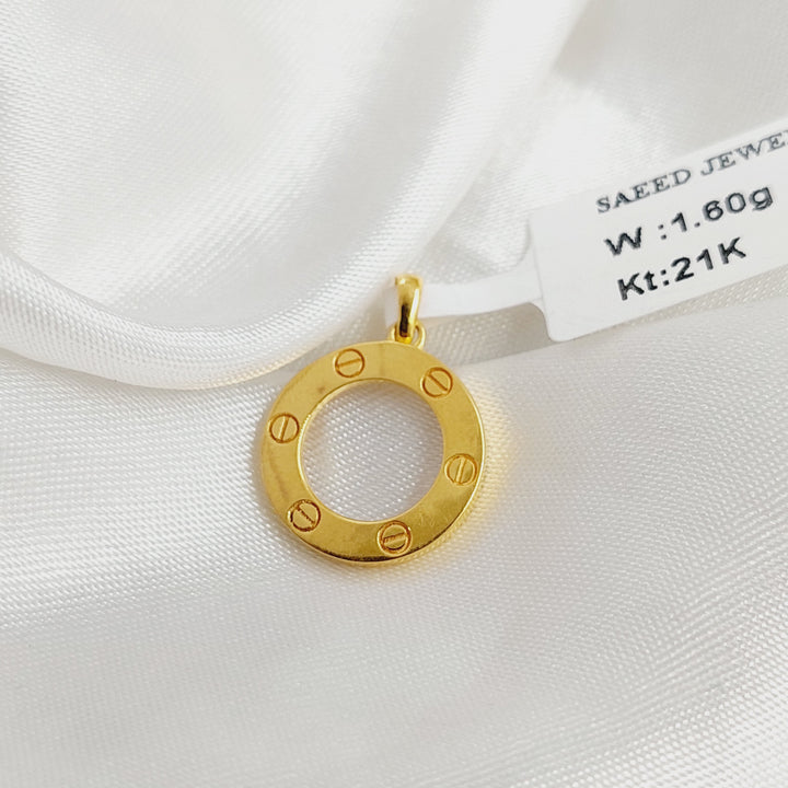 21K تعليقة اكسترا ناعم-مجوهرات الشيخ سعيد-Saeed Jewelry 