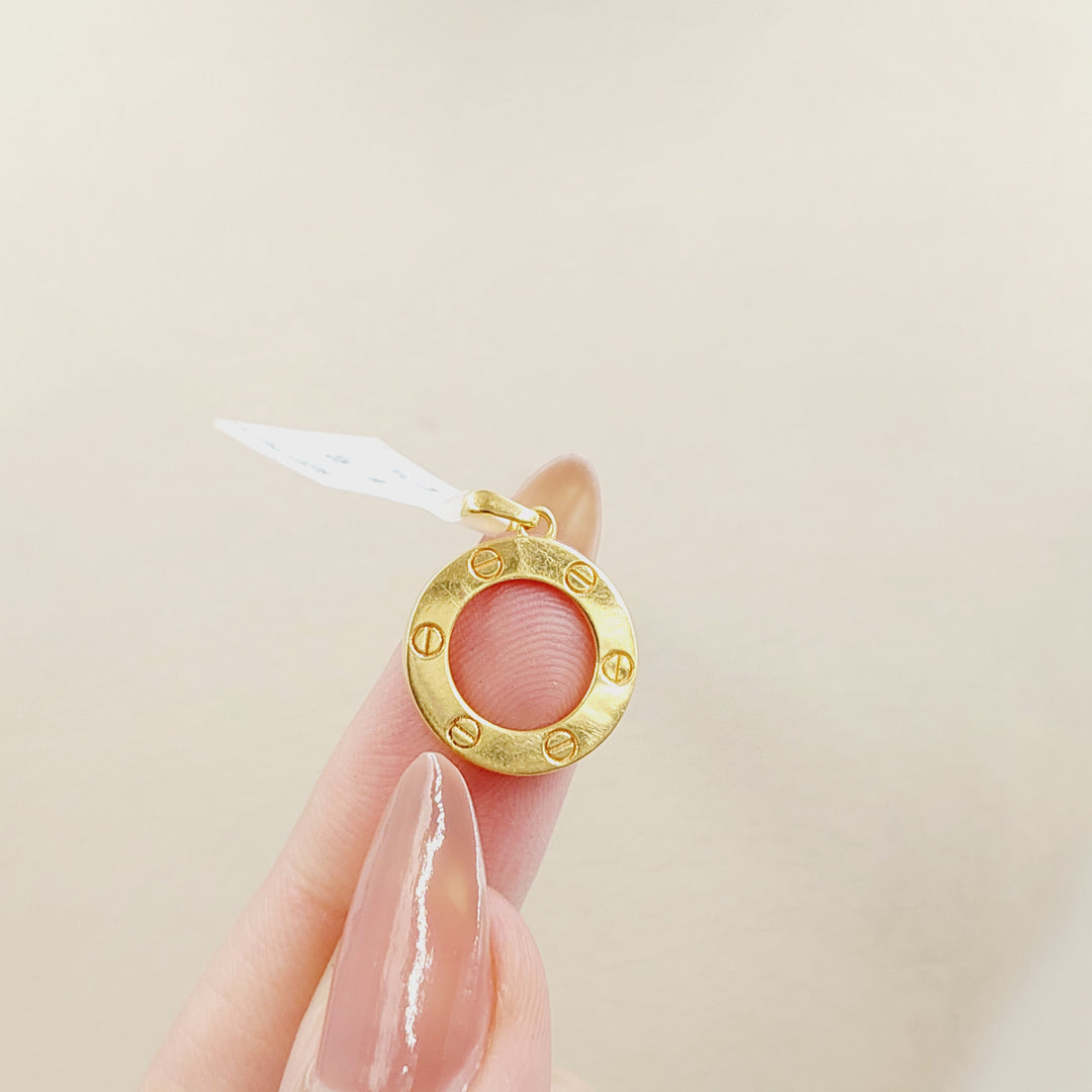 21K تعليقة اكسترا ناعم-مجوهرات الشيخ سعيد-Saeed Jewelry 