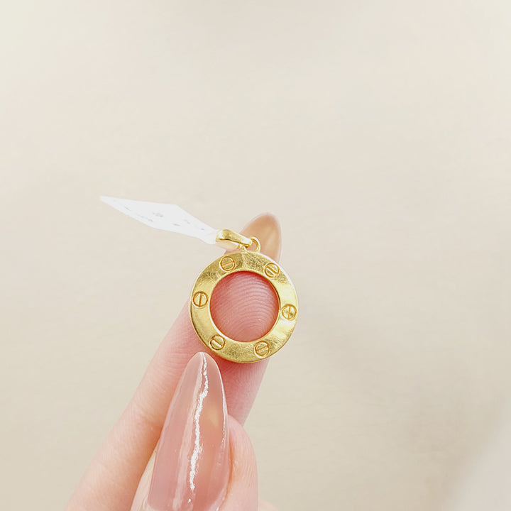 21K تعليقة اكسترا ناعم-مجوهرات الشيخ سعيد-Saeed Jewelry 