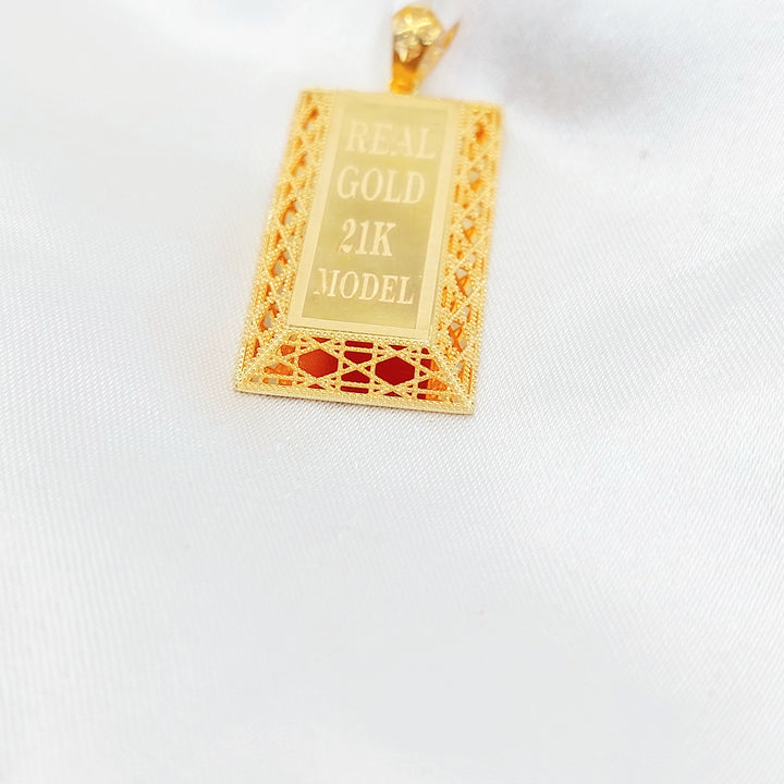 21K تعليقة اونصه-مجوهرات الشيخ سعيد-Saeed Jewelry 
