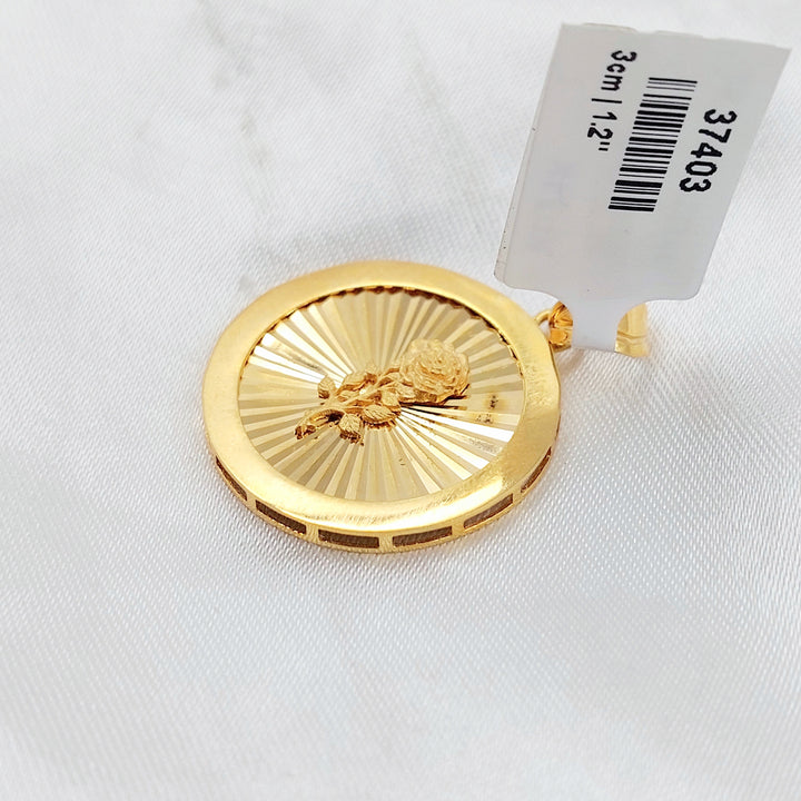 21K تعليقة اونصه-مجوهرات الشيخ سعيد-Saeed Jewelry 
