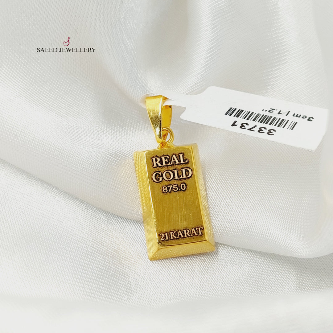 21K تعليقة اونصه-مجوهرات الشيخ سعيد-Saeed Jewelry 