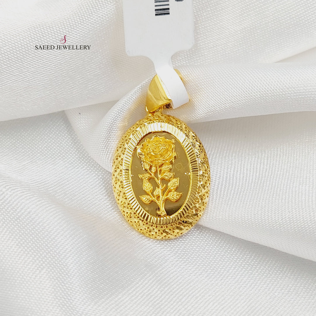 21K تعليقة اونصه-مجوهرات الشيخ سعيد-Saeed Jewelry 