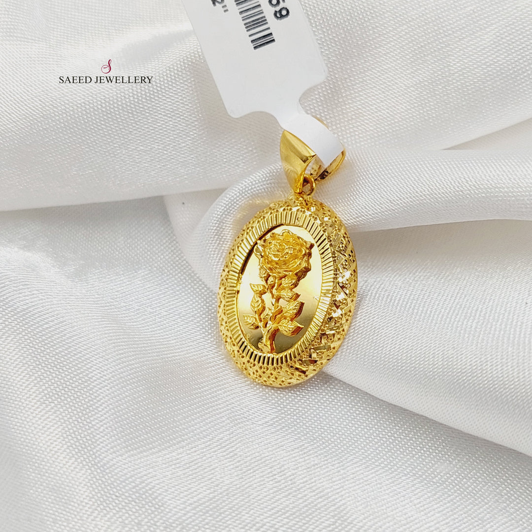 21K تعليقة اونصه-مجوهرات الشيخ سعيد-Saeed Jewelry 